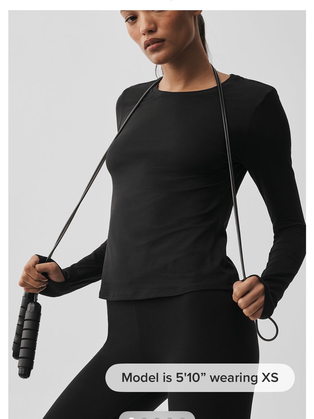 BNWT- ALOSOFT FINESSE LONG SLEEVE XS